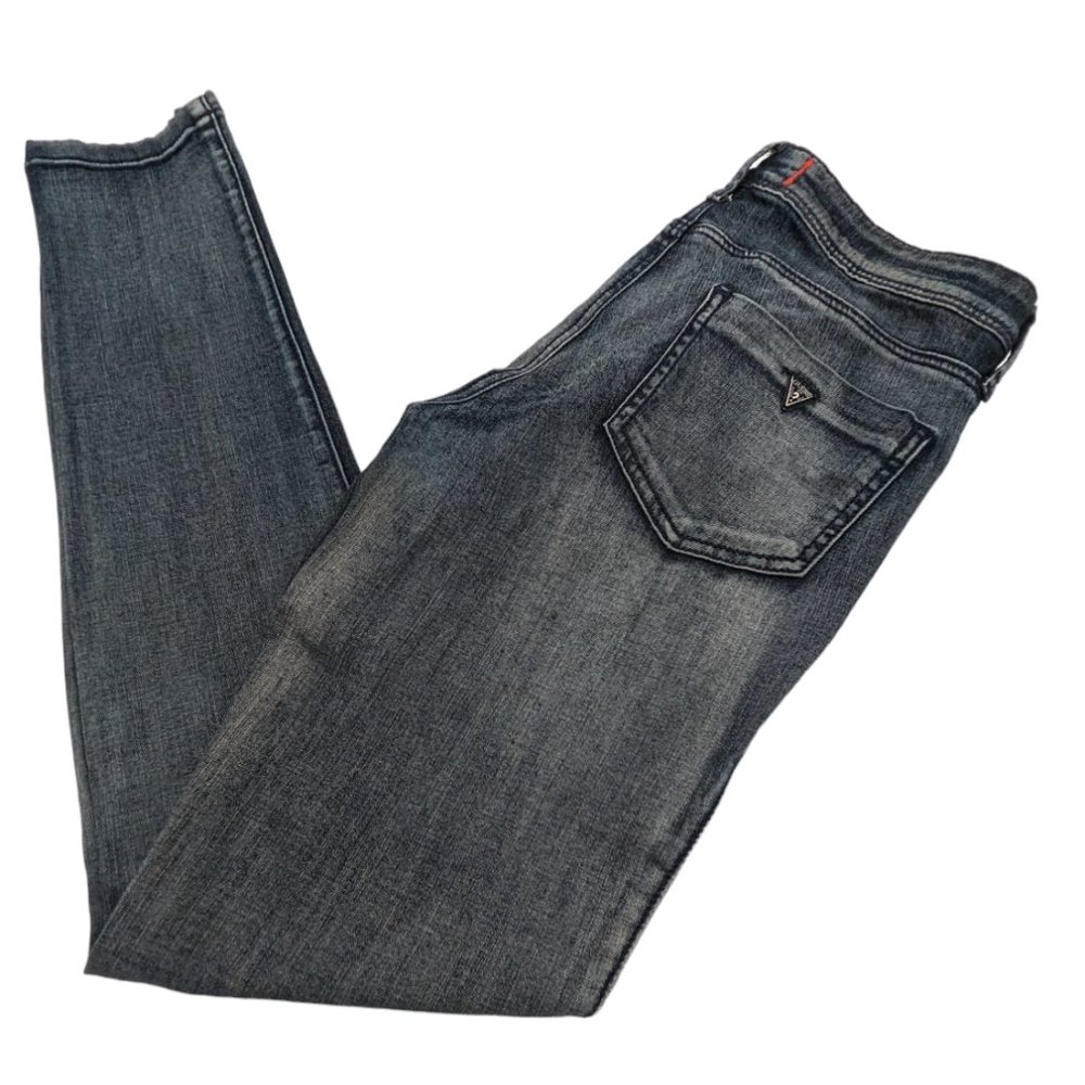 Vintage Guess Slim Maxine Fit Jeggings Long Leg Jeans Faded Cotton Denim Skinny